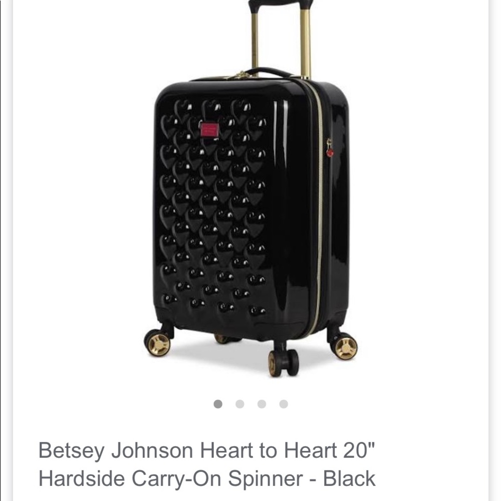 NWT Betsey Johnson 20” Hard top Carry On